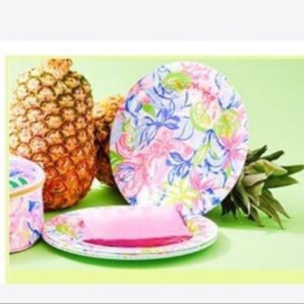 Lilly Pulitzer GWP Havana Picnic Plates (set of 4)
